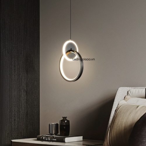 Đèn thả LED trang trí vòng hiện đại